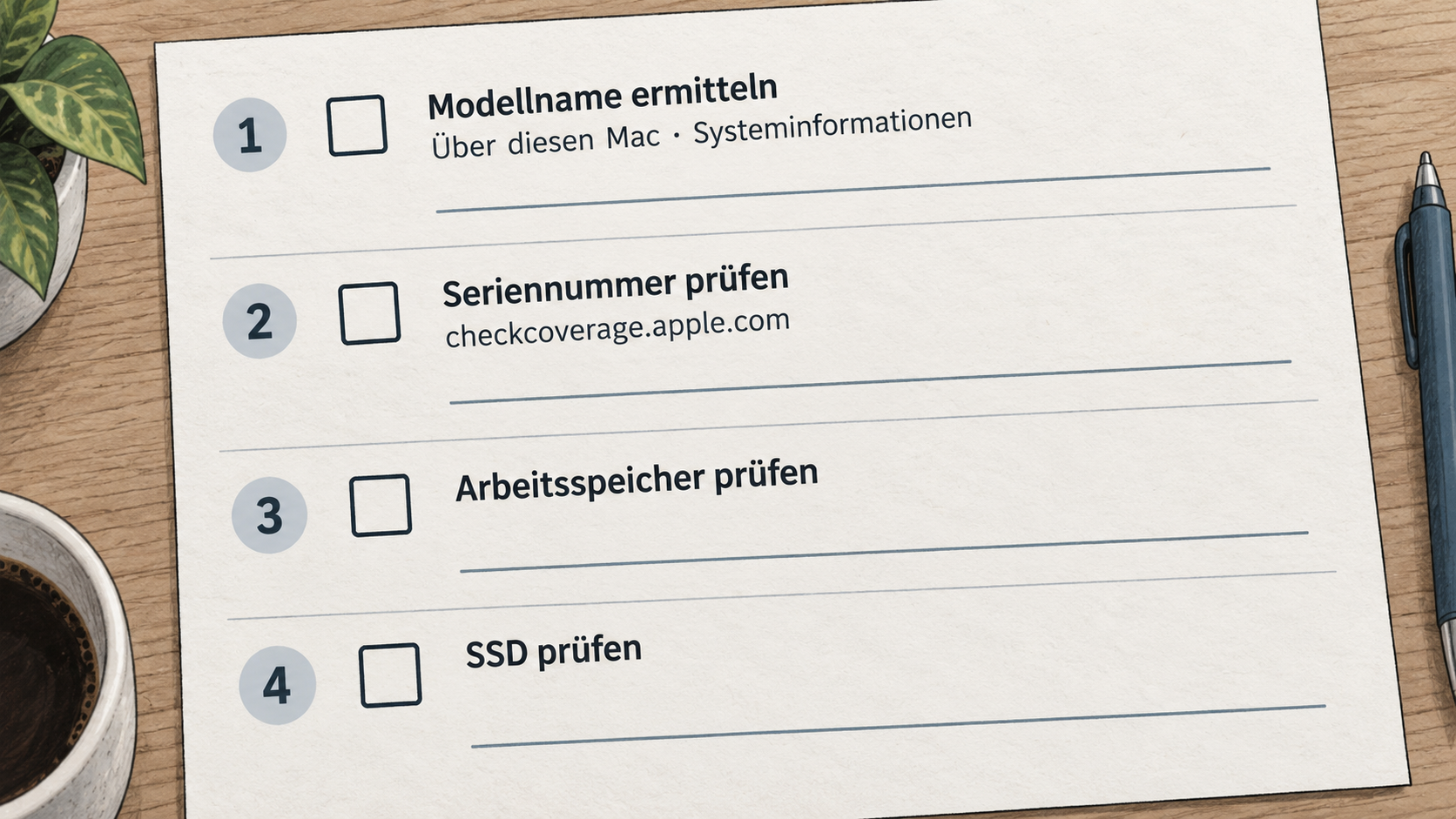 Die im Abschnitt genannten Wege zur Modellzuordnung als eine Reihe aus fünf Icons mit kurzen Labels zeigen.